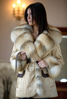 Jacket with fur - style 106