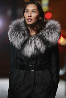 Jacket with fur - style 53