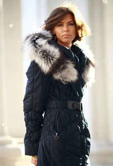 Coat with fur - style 62