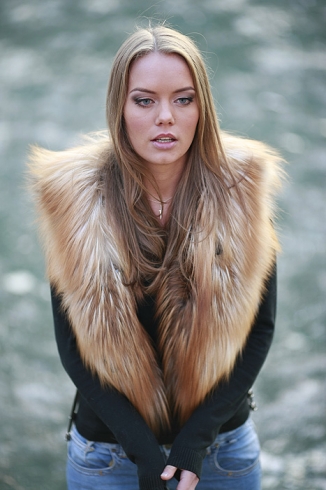 Fur vest - style 901 v